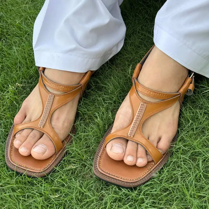Handmade Premium Leather Panjedar Chappal