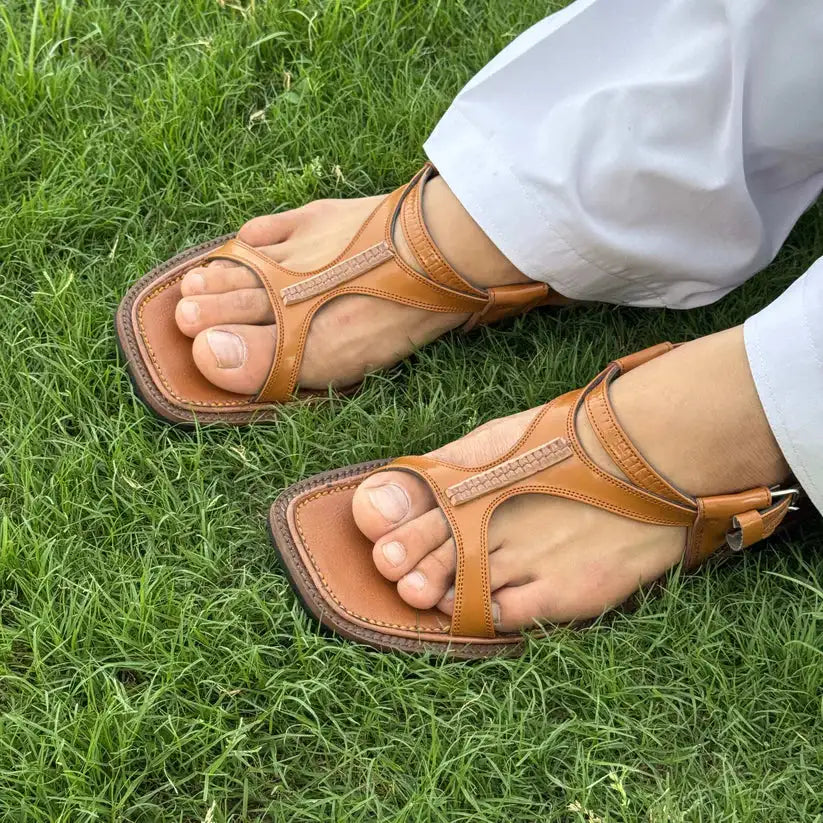 Handmade Premium Leather Panjedar Chappal