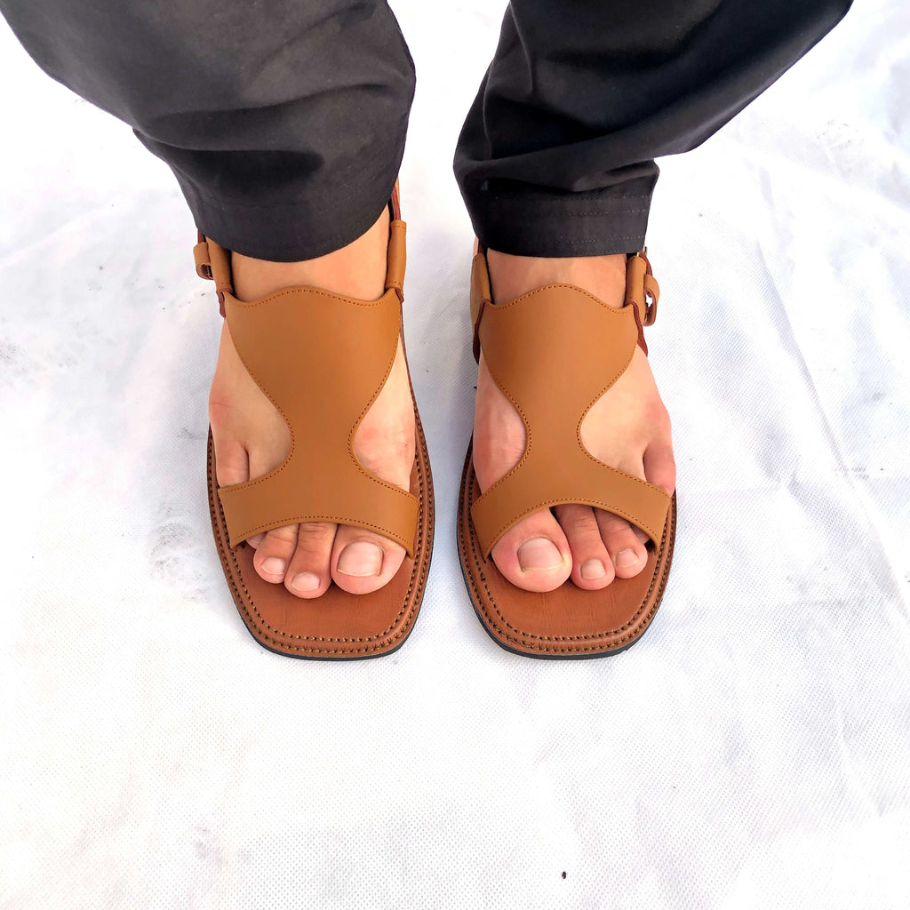 Pure Leather Handmade Panjedar Chappal for Men