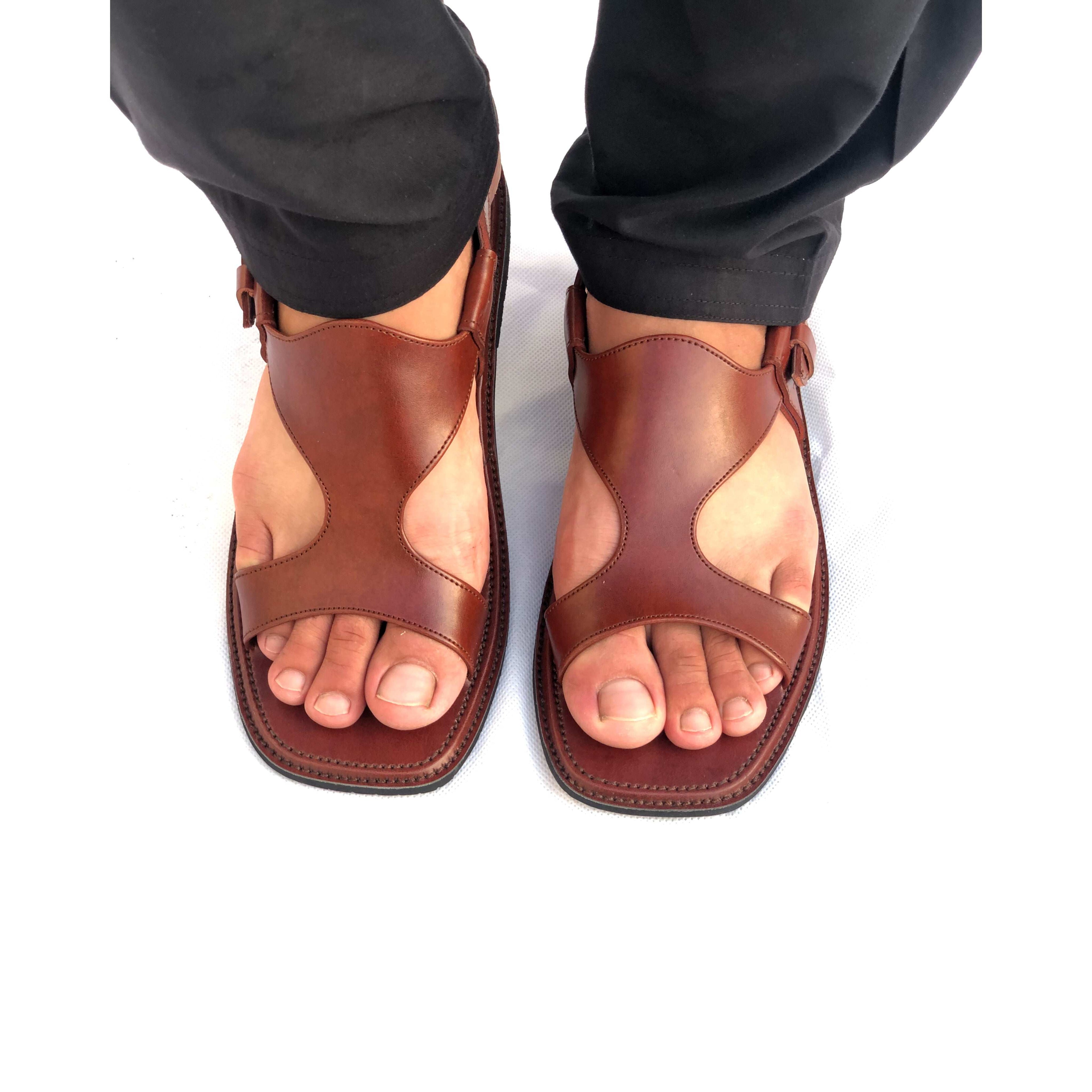 Mustard Panjedar Chappal – Handmade Pure Leather