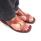 Mustard Panjedar Chappal – Handmade Pure Leather