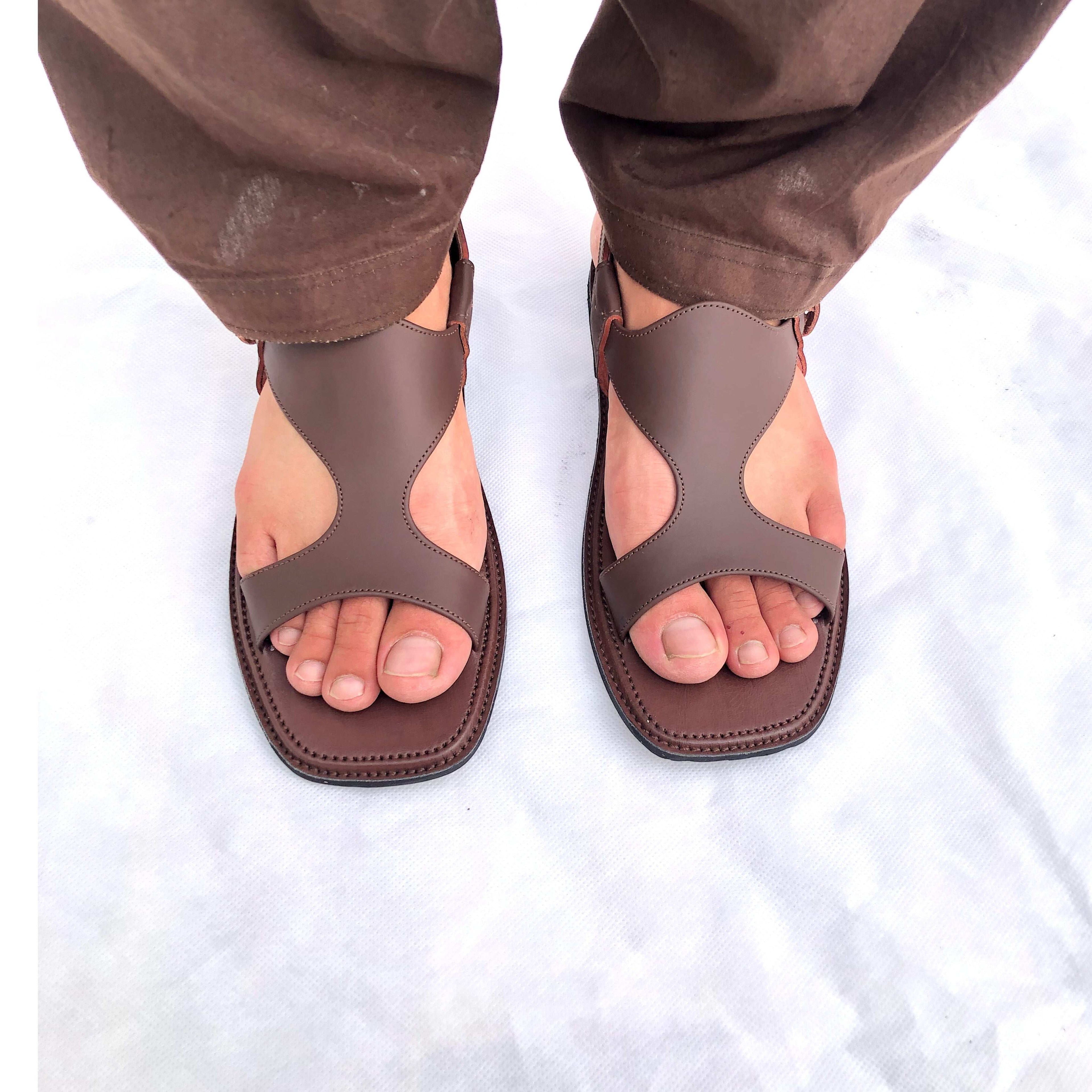 Pure Leather Handmade Panjedar Chappal for Men
