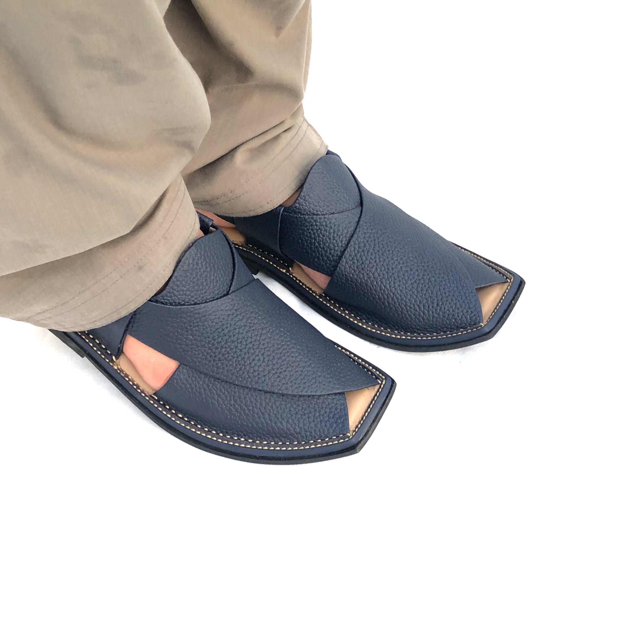 Smart Zalmi – Handmade Premium Leather Chappal