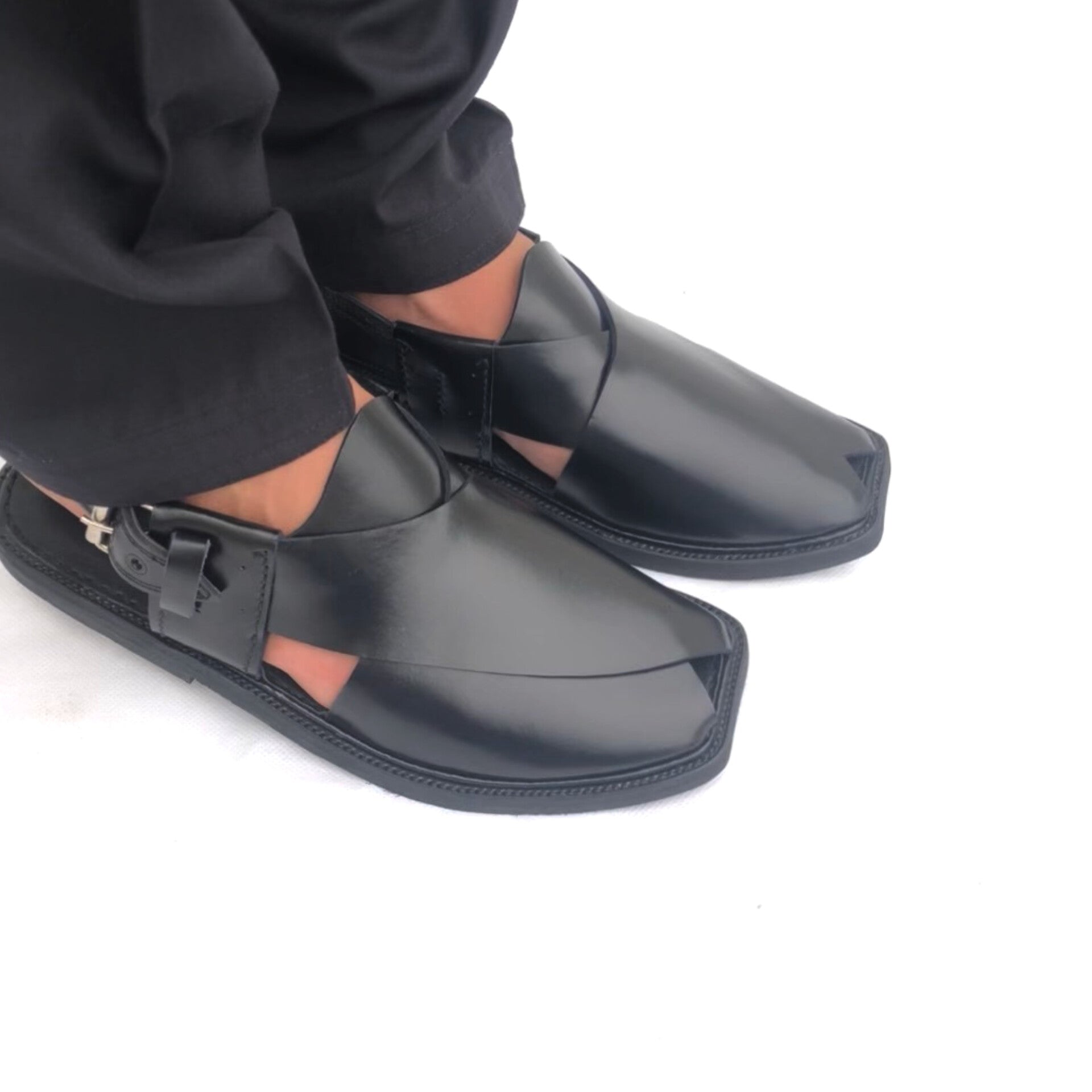 Smart Zalmi Charsadda Chappal – Pure Leather Handmade