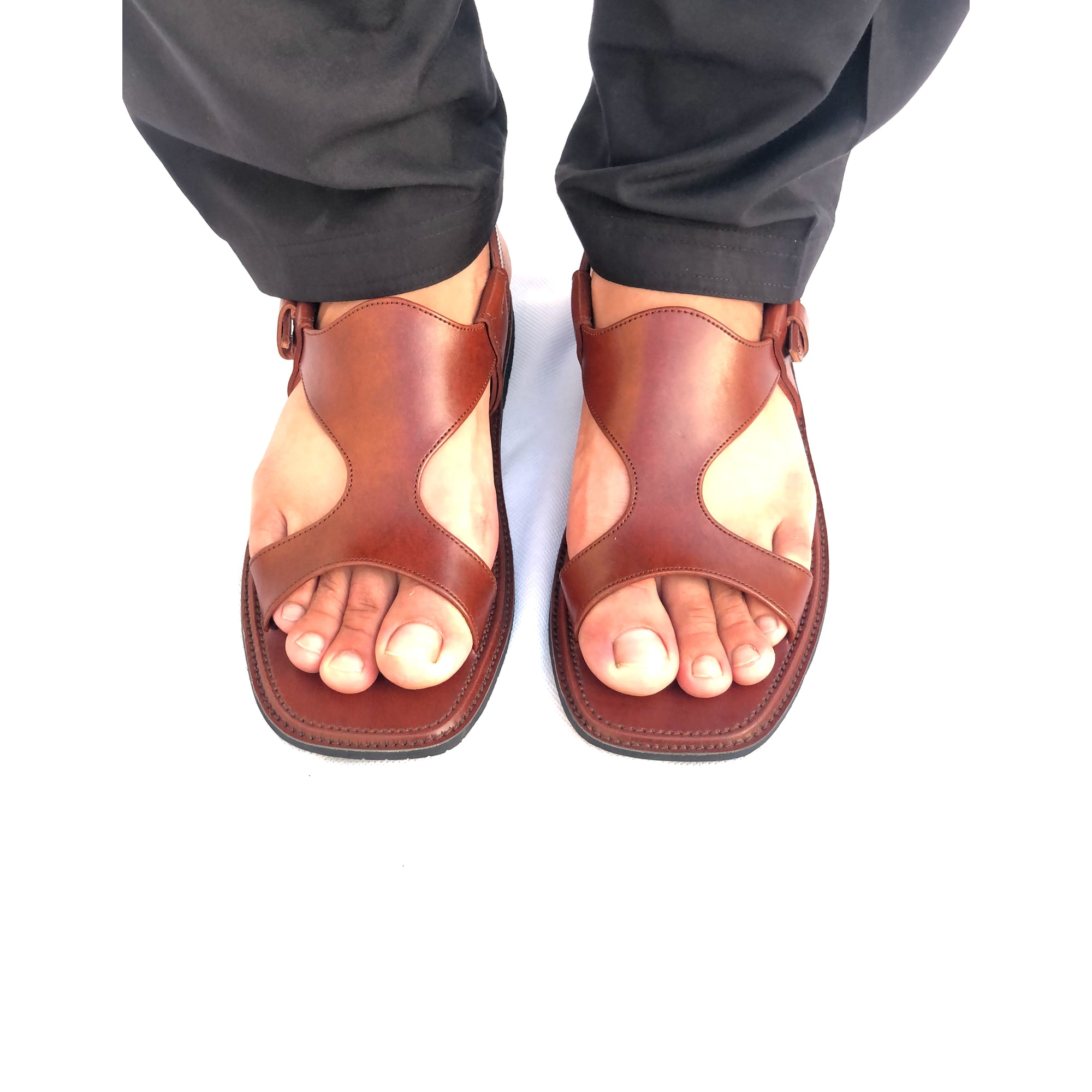 Mustard Panjedar Chappal – Handmade Pure Leather