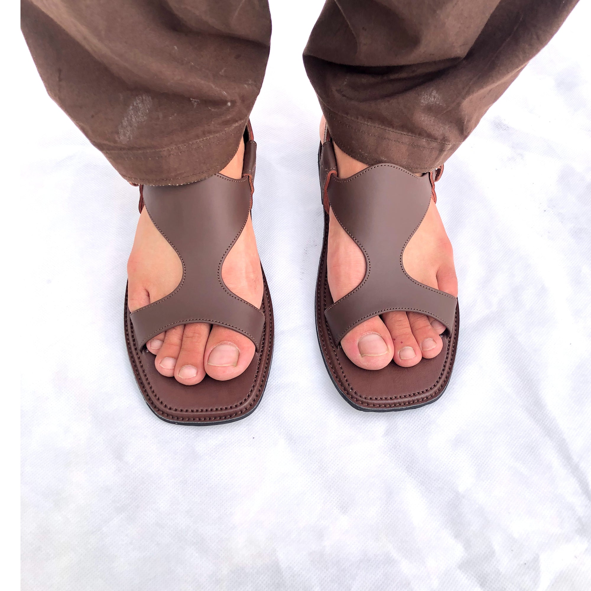 Pure Leather Handmade Panjedar Chappal for Men