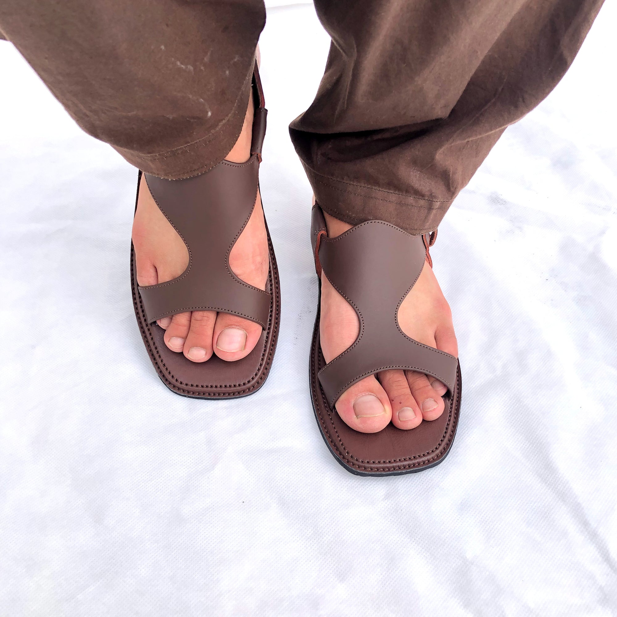 Pure Leather Handmade Panjedar Chappal for Men