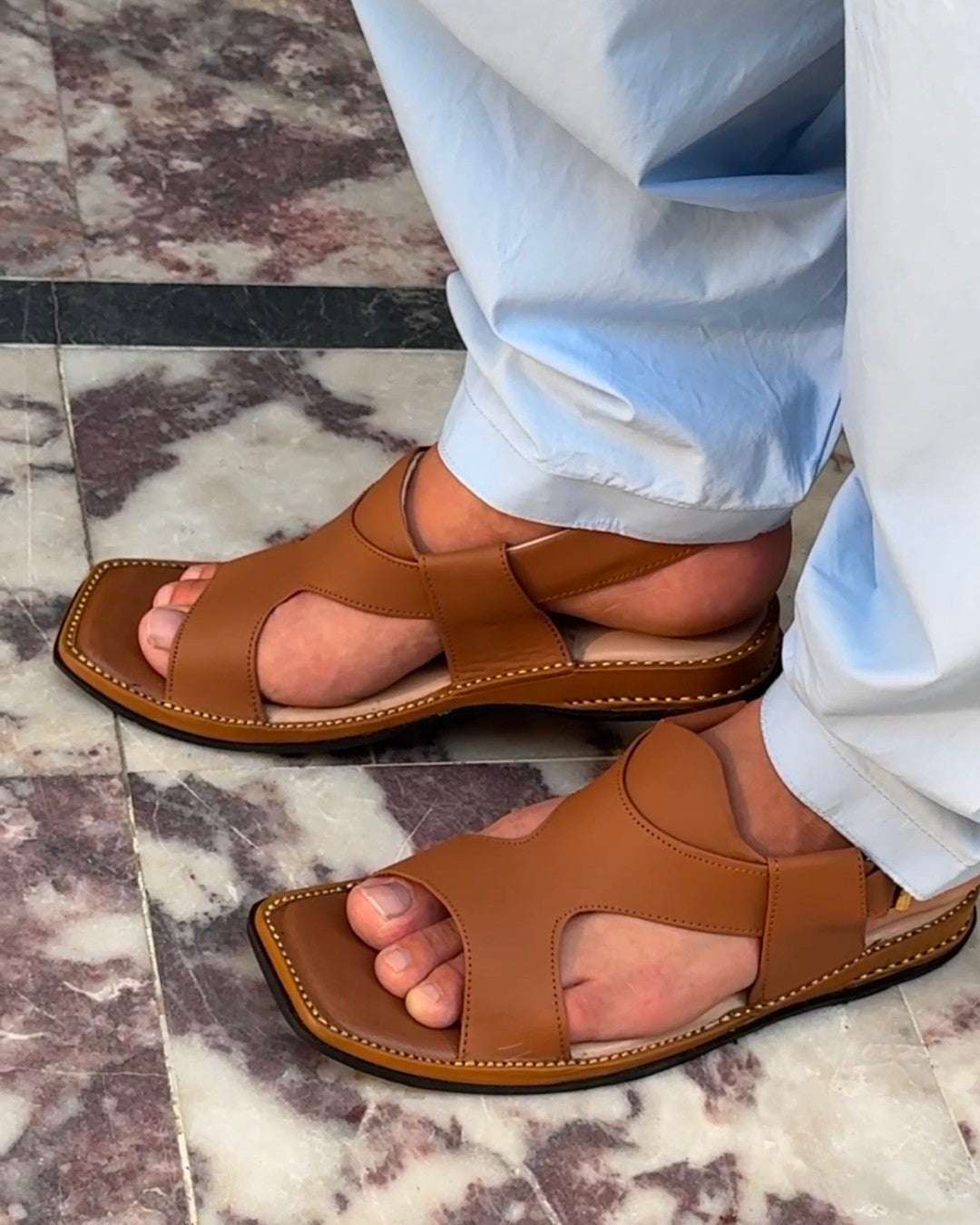 Premium Handmade Leather Panjedar Chappal