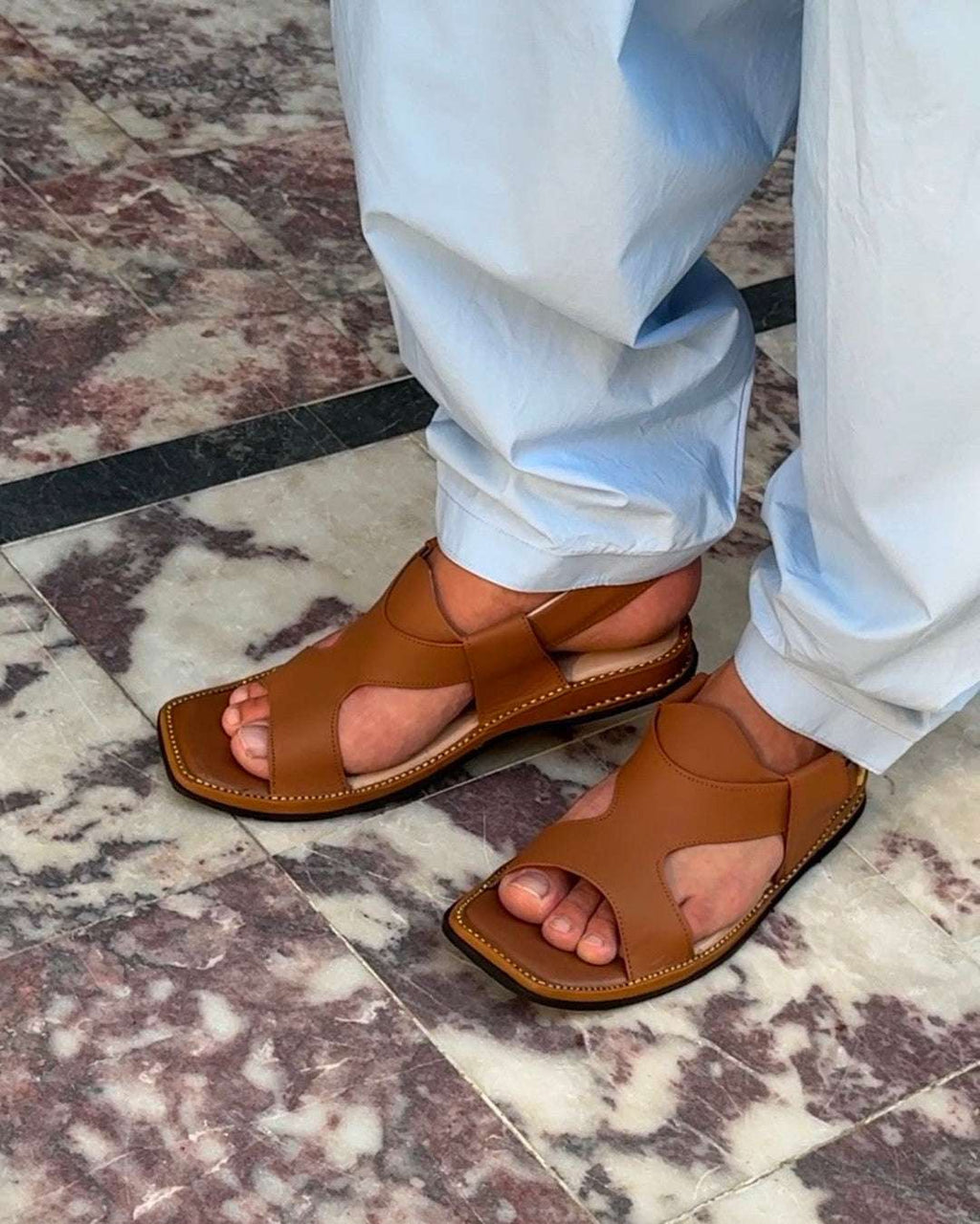 Premium Handmade Leather Panjedar Chappal