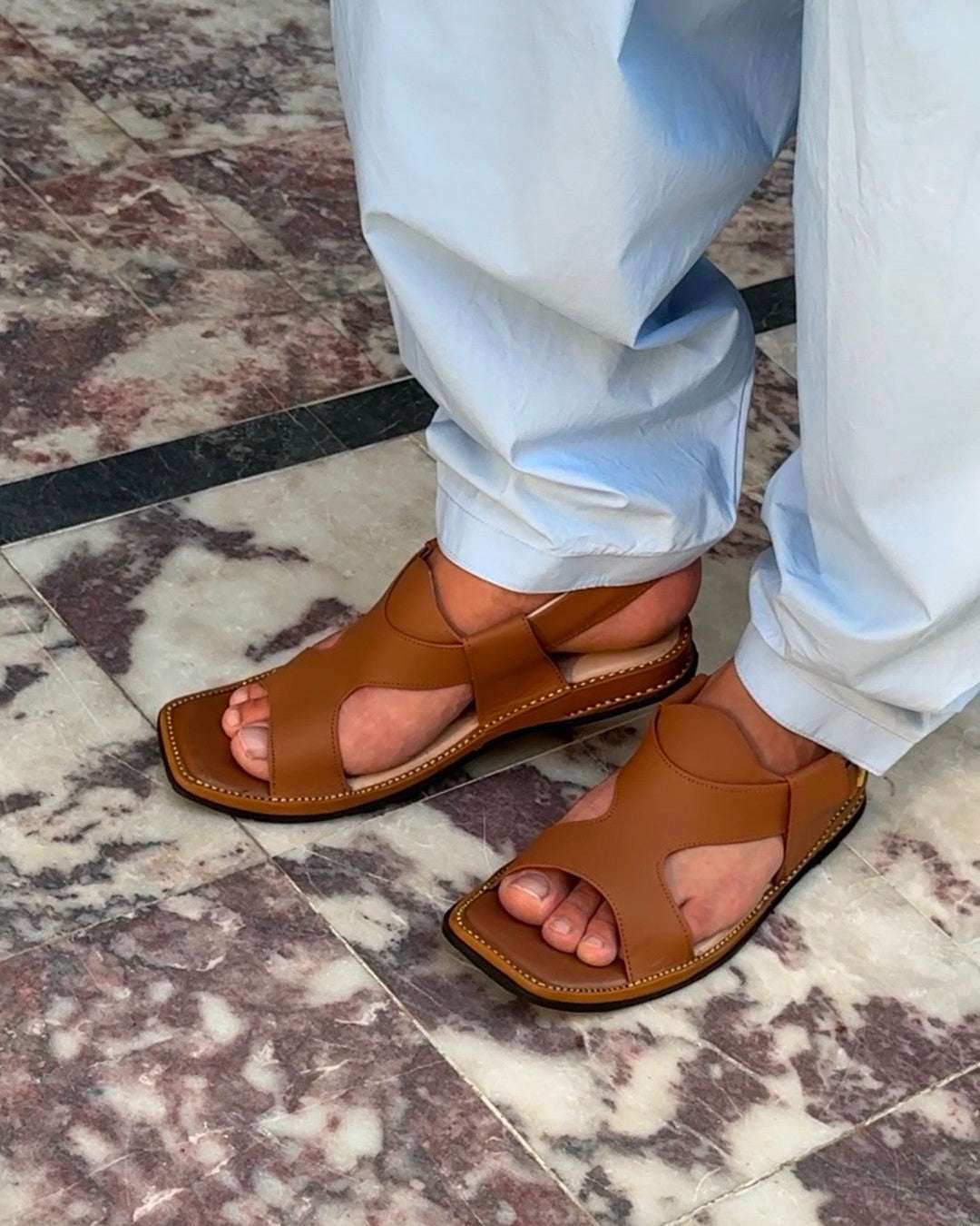Premium Handmade Leather Panjedar Chappal