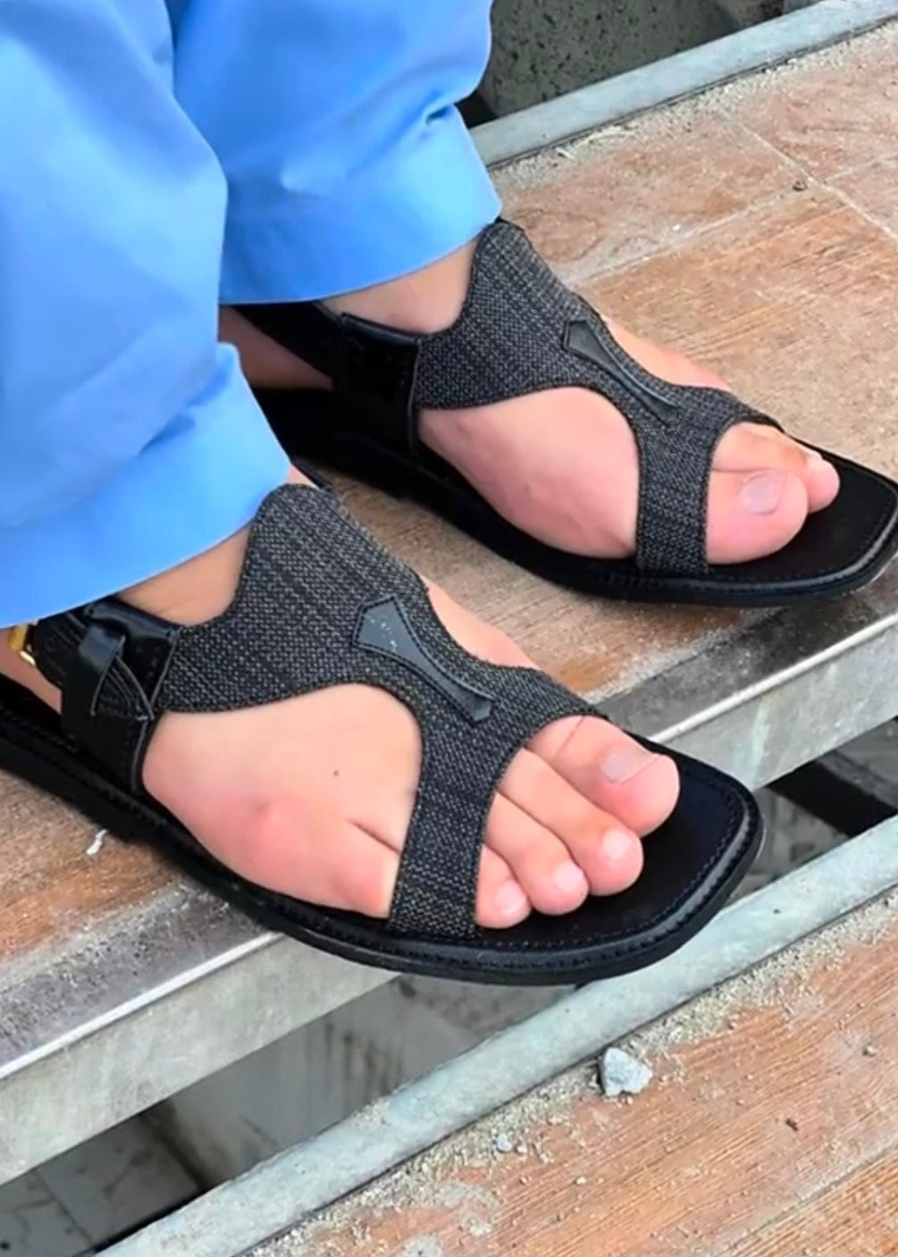 Handmade Waterproof Panjedar Chappal – Pure Taar & Leather