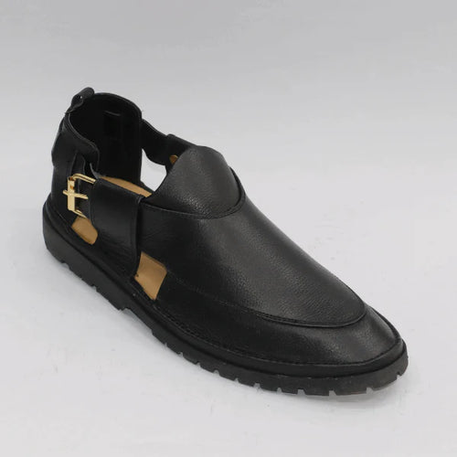 Black Peshawari Sandal – Premium Comfort